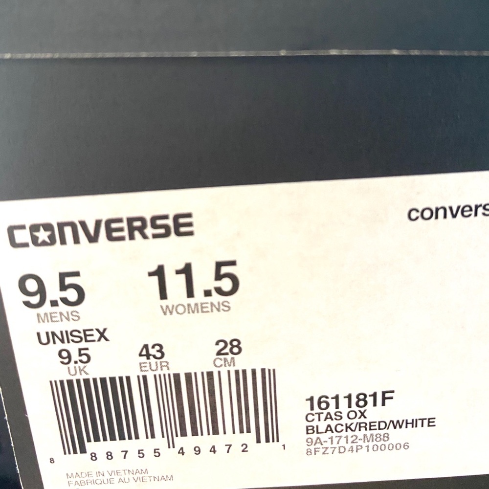 🌿Spring Sale 🌿Converse Ctas Canvas Low I ❤️ NY Men’s Sneakers Size 161181F - Picture 11 of 11